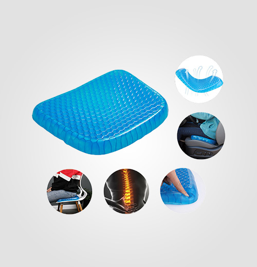 Seat Cushion Ice Chair Gel Egg Pad Non-slip Cool Soft Comfortable Outd